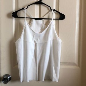 White sheer tank